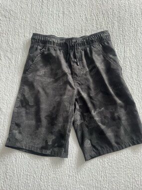 Timberland Black and Gray Camouflage Elastic Waist Pants